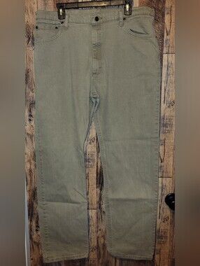 Wrangler Men's Straight Jeans Khaki Color